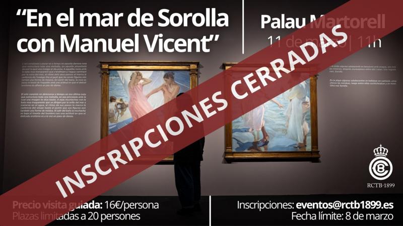Exposición: "En el mar de Sorolla con Manuel Vicent"