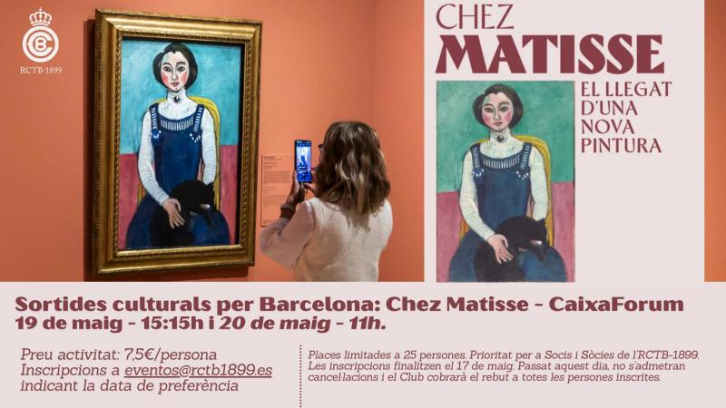 "Chez Matisse: El llegat d'una nova pintura"; al CaixaForum