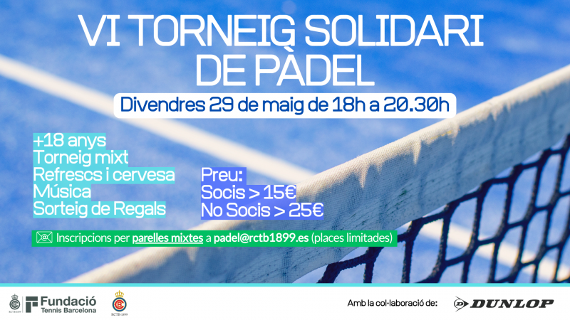 VI Torneig Solidari de Pàdel