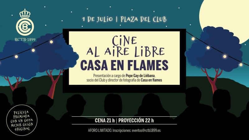 Cinema al aire libre: Casa en flames
