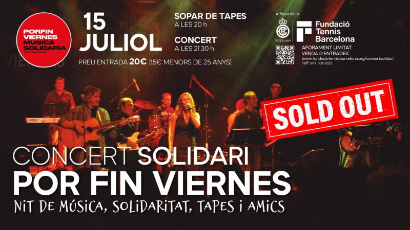 Concert solidari de la Fundació Tennis Barcelona
