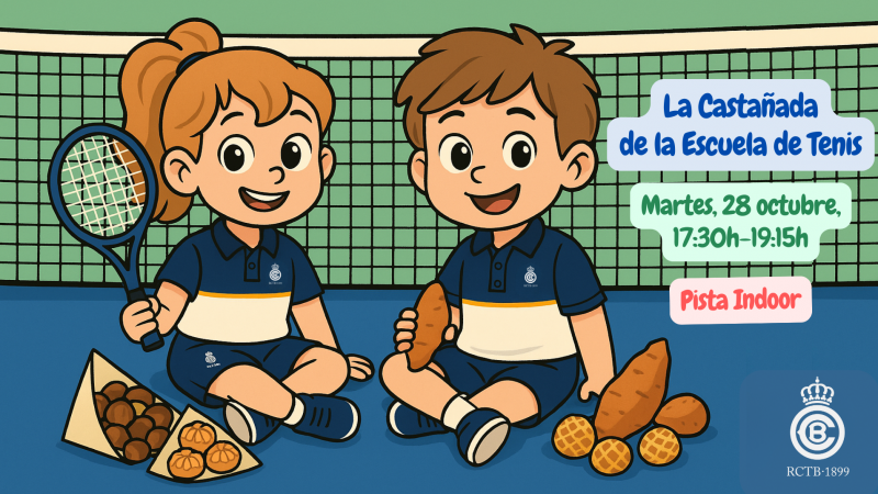 Como es tradición, la Escuela de Tenis celebrará la Castañada