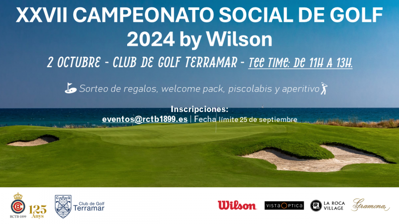 Participa a la edición XXVII del Campeonato Social de Golf by Wilson