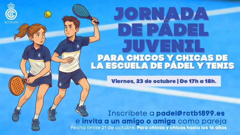 Nueva jornada de pádel juvenil para alumnos/as de la Escuela y amigos y amigas