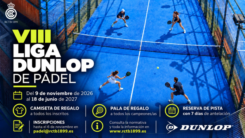 Inscríbete y participa en la Liga Dunlop de pádel
