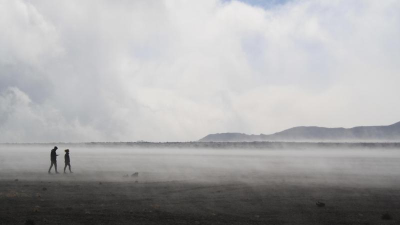 "Paseo por el volcán", títol de la fotografia guanyadora